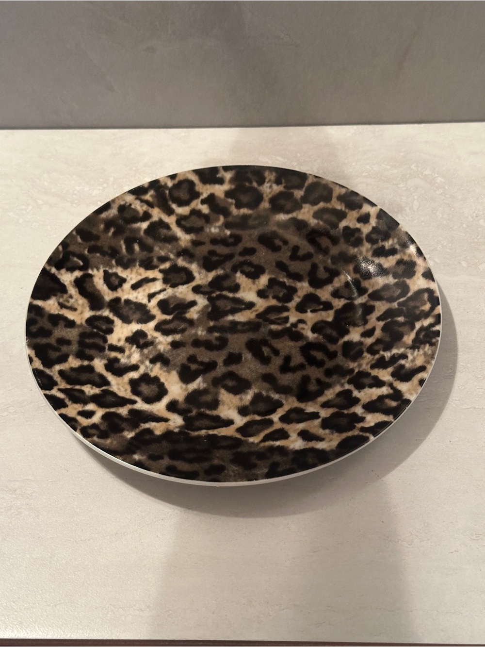 Tienshan Fine China Leopard Single Salad Plate 7.5” Animal Print